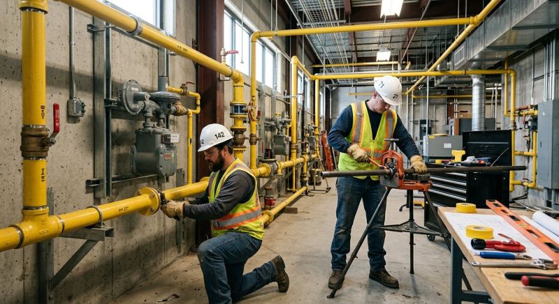 Commercial Gas Installation in Fredericksburg, VA