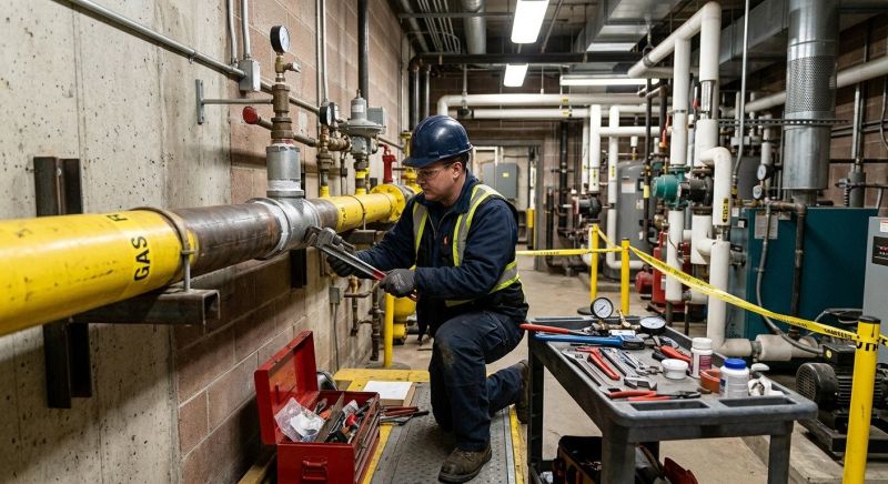 Commercial Gas Line Repair in Columbus, OH