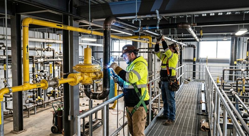 Commercial Gas Piping in Sacramento, CA