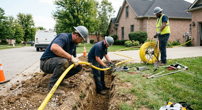 Gas Line Installation in Austin, TX