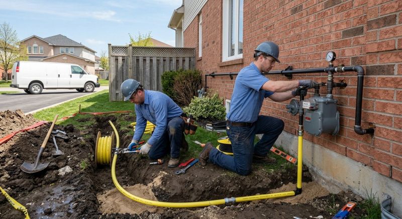 Gas Line Installation in Fredericksburg, VA