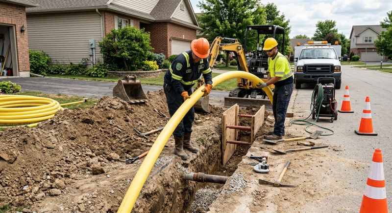 Gas Line Rerouting in Sacramento, CA