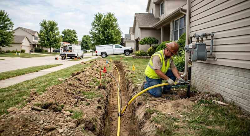 Natural Gas Line Installation in Sacramento, CA