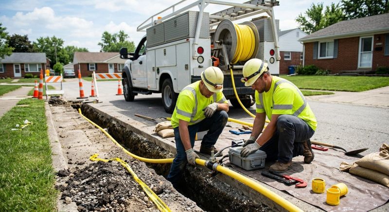 Natural Gas Line Installation in Columbus, OH