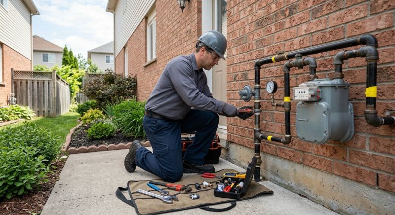 Residential Gas Piping in San Antonio, TX